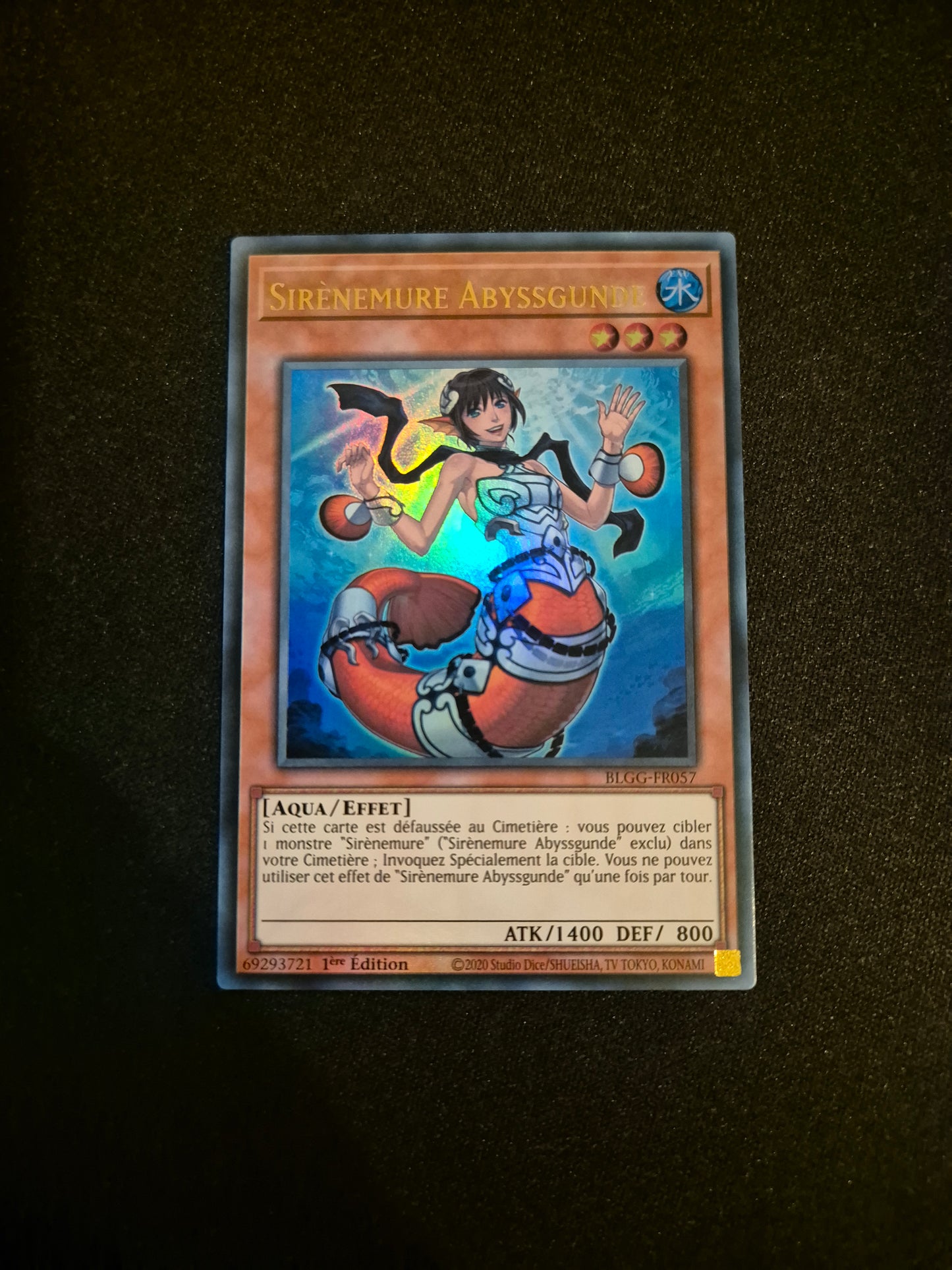 Carte Yu-Gi-Oh! Sirènemure Abyssgunde Ultra Rare BLGG-FR057
