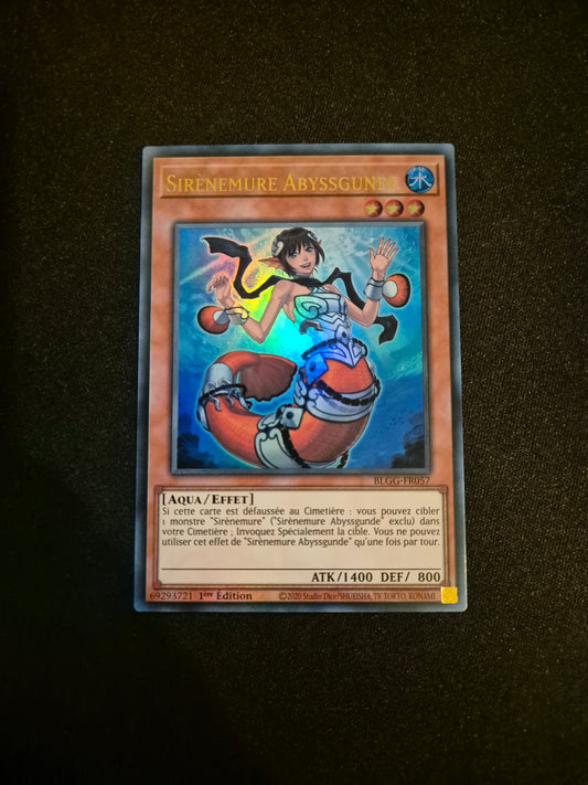 Carte Yu-Gi-Oh! Sirènemure Abyssgunde Ultra Rare BLGG-FR057
