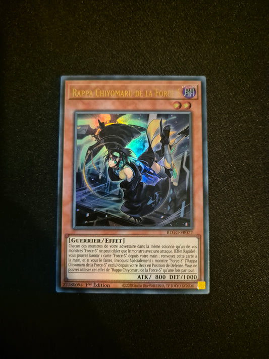Carte Yu-Gi-Oh! Rappa Chiyomaru de la Force-S Ultra Rare BLGG-FR077