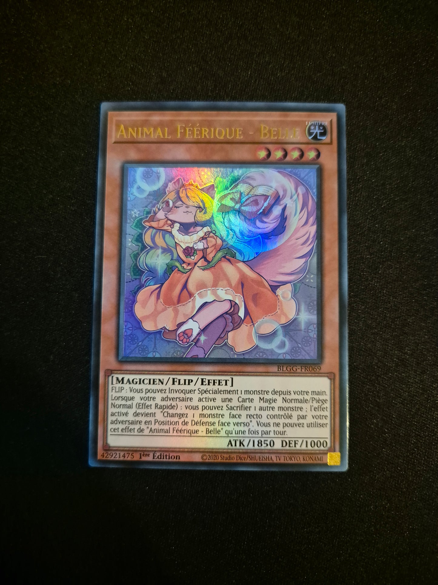 Carte Yu-Gi-Oh! Animal Féérique Belle Ultra Rare BLGG-FR069