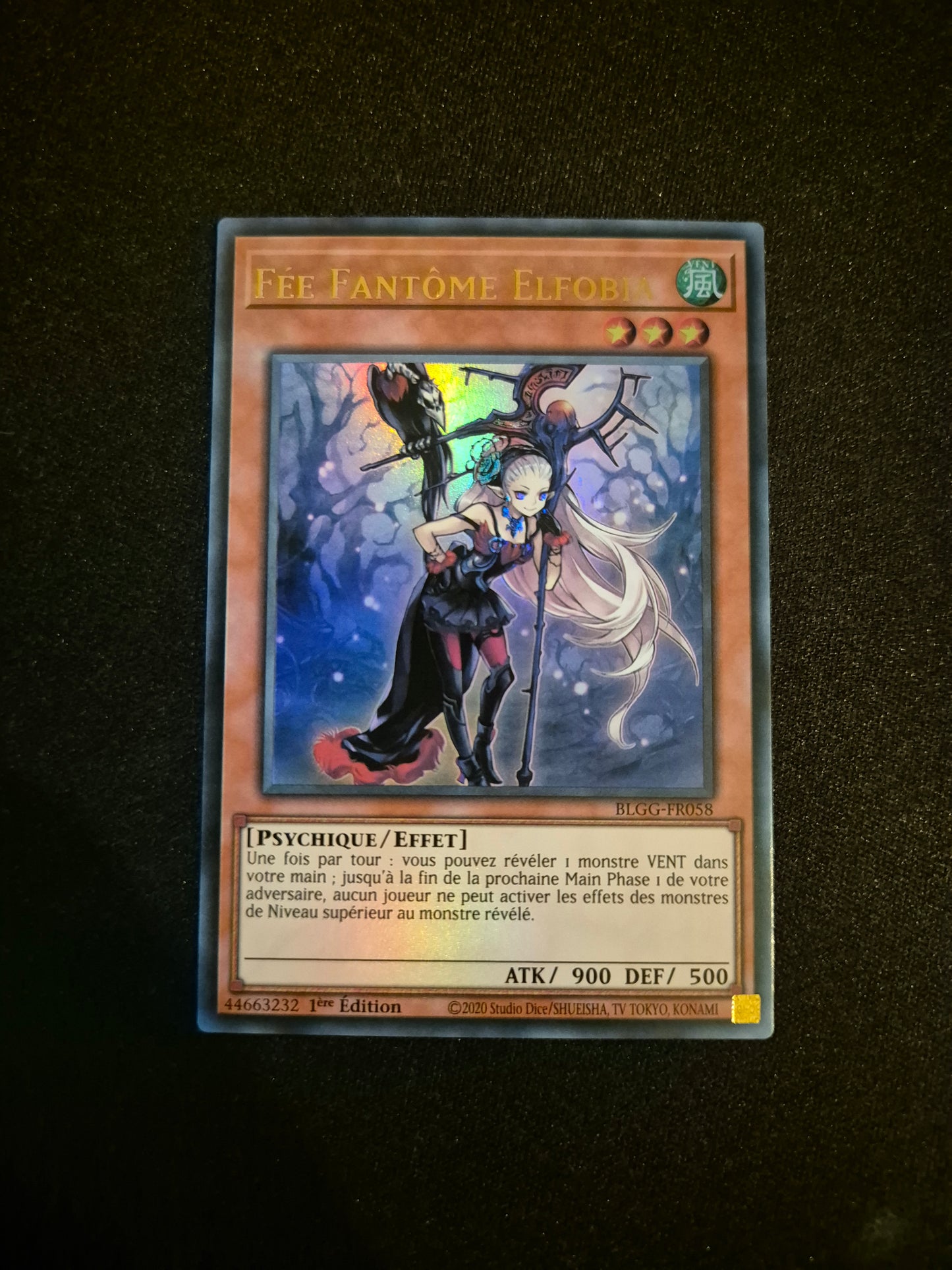 Carte Yu-Gi-Oh! Fée Fantôme Elfobia Ultra Rare BLGG-FR058