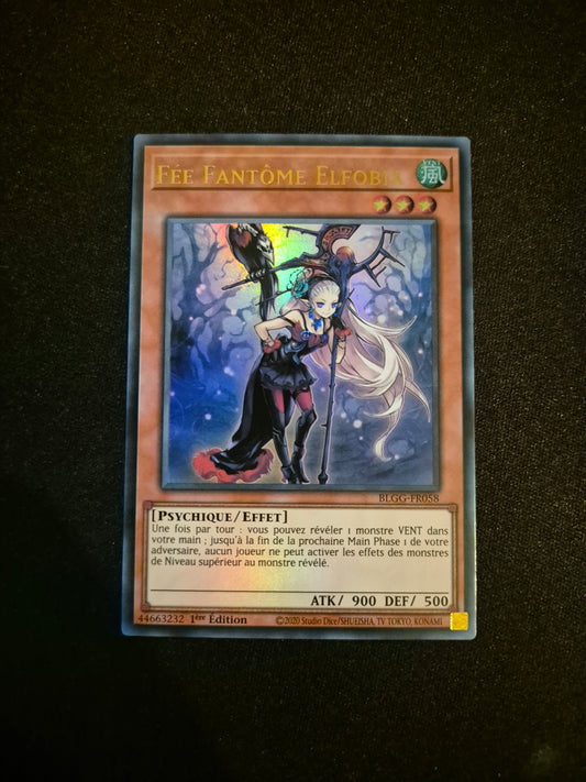 Carte Yu-Gi-Oh! Fée Fantôme Elfobia Ultra Rare BLGG-FR058