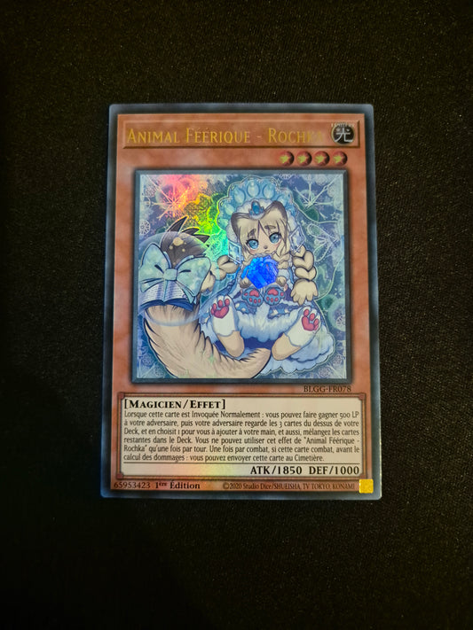 Carte Yu-Gi-Oh! Animal Féérique Rochka Ultra Rare BLGG-FR078