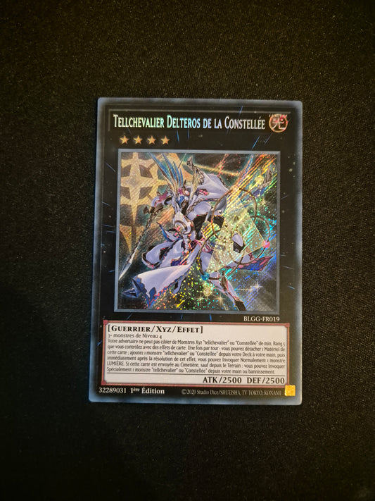 Carte Yu-Gi-Oh! Tellechevalier Delteros de la Constellée Secret Rare BLGG-FR019