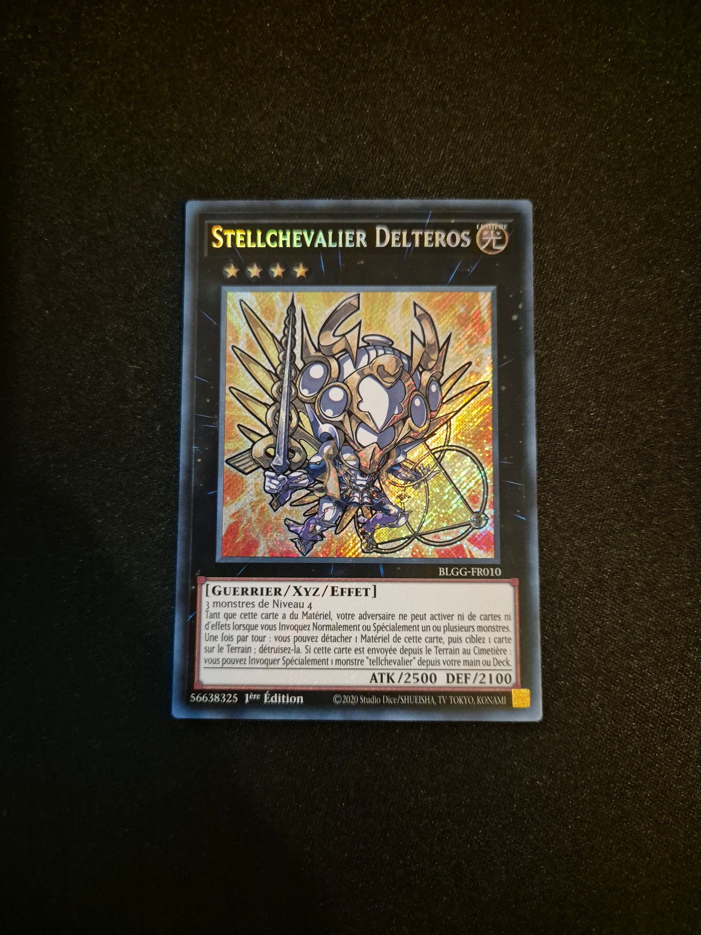 Carte Yu-Gi-Oh! Stellchevalier Delteros Secret Rare BLGG-FR010