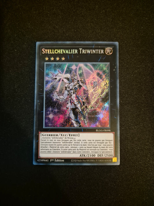 Carte Yu-Gi-Oh! Stellchevalier Triwinter Secret Rare BLGG-FR098