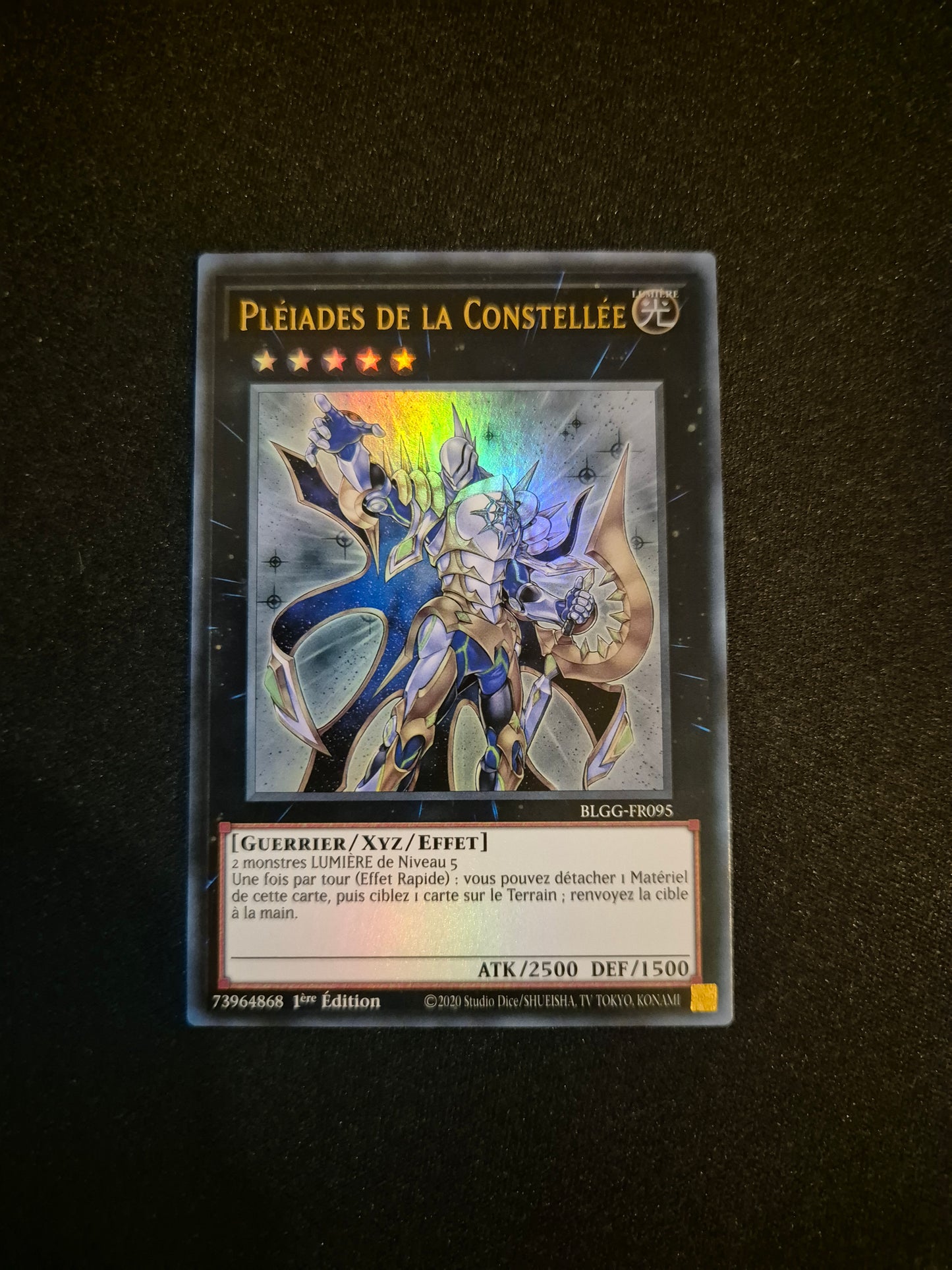 Carte Yu-Gi-Oh! Pléiades de la Constellée Ultra Rare BLGG-FR095