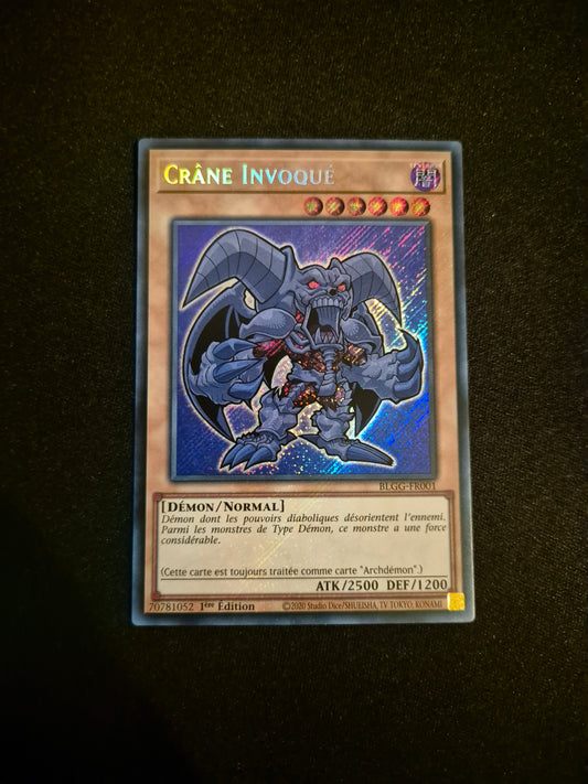 Carte Yu-Gi-Oh! Crane Invoqué Secret Rare BLGG-FR001