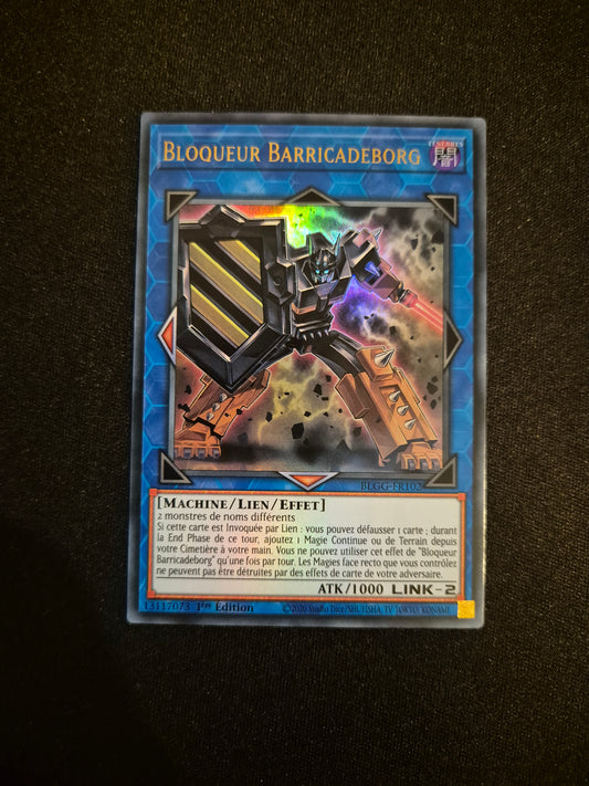 Carte Yu-Gi-Oh! Bloqueur Barricadeborg Ultra Rare BLGG-FR102
