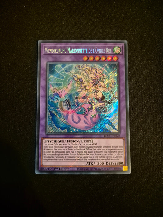 Carte Yu-Gi-Oh! Wendikuruhu Marionnette de l'Ombre El Secret Rare BLGG-FR023
