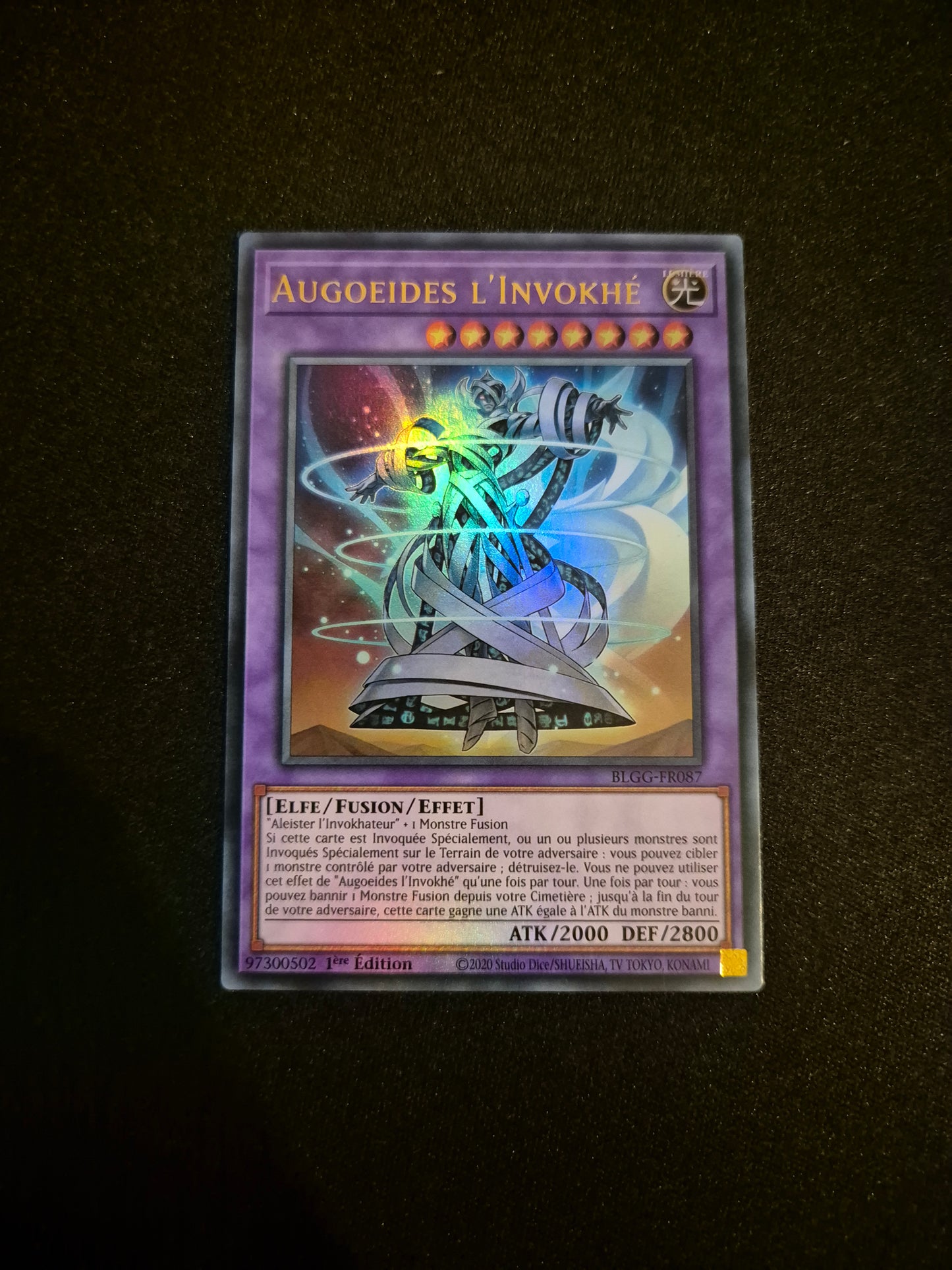Carte Yu-Gi-Oh! Augoeides l'Invokhé Ultra Rare BLGG-FR087