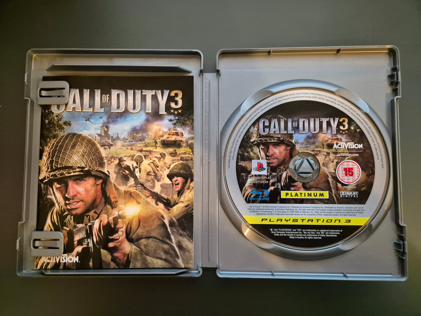 Call of Duty 3 Platinum Playstation 3 PS3 PAL ENG - Occasion