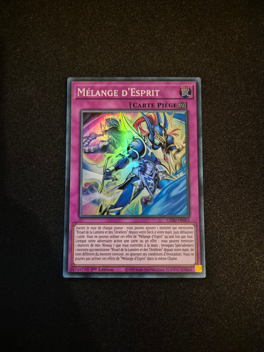 Carte Yu-Gi-Oh! Mélange d'Esprit Super Rare CORI-FR065