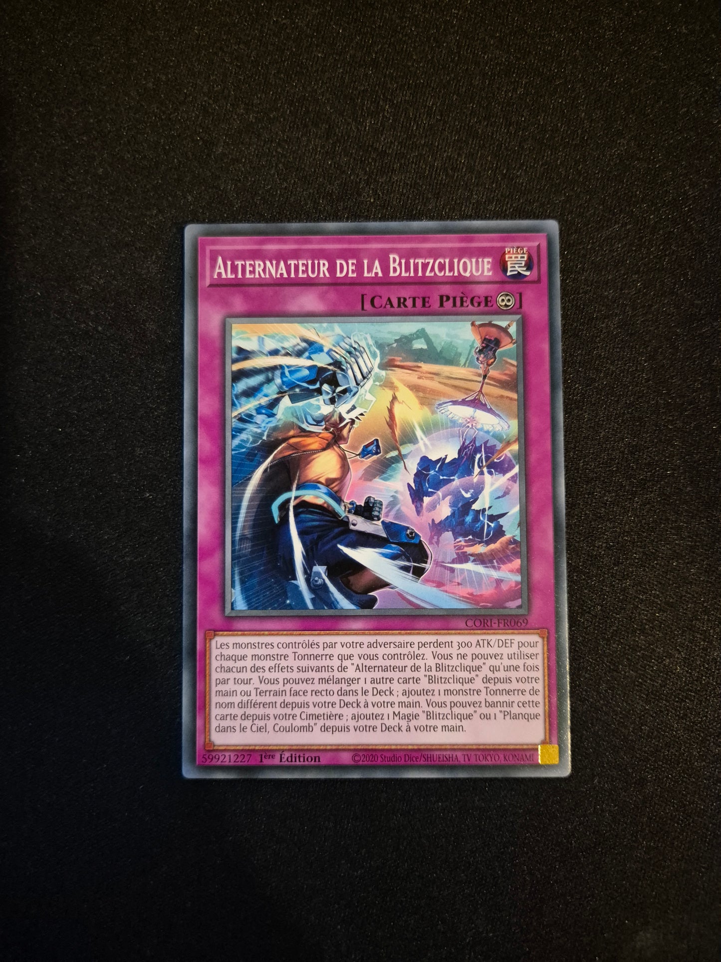Carte Yu-Gi-Oh! Alternateur de la Blitzclique CORI-FR069