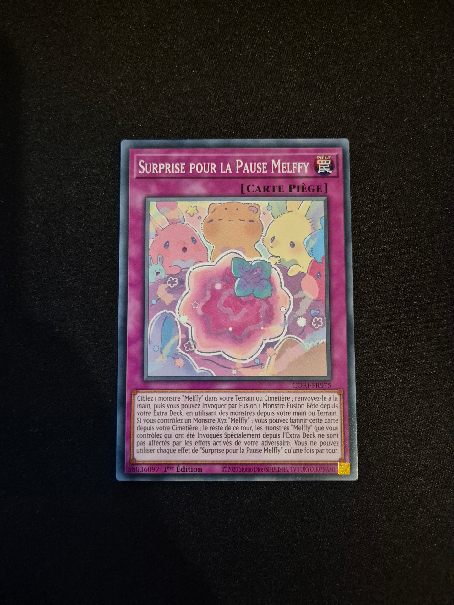 Carte Yu-Gi-Oh! Surprise Pour la Pause Melffy CORI-FR075