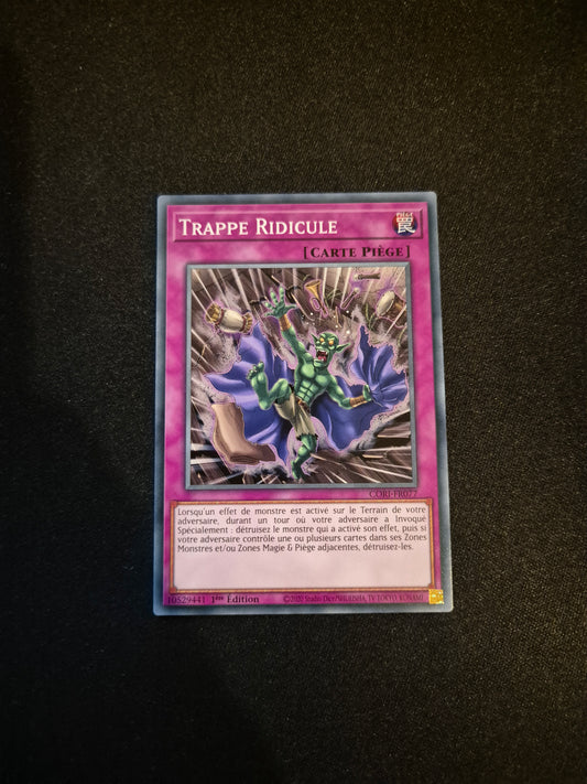 Carte Yu-Gi-Oh! Trappe Ridicule CORI-FR077