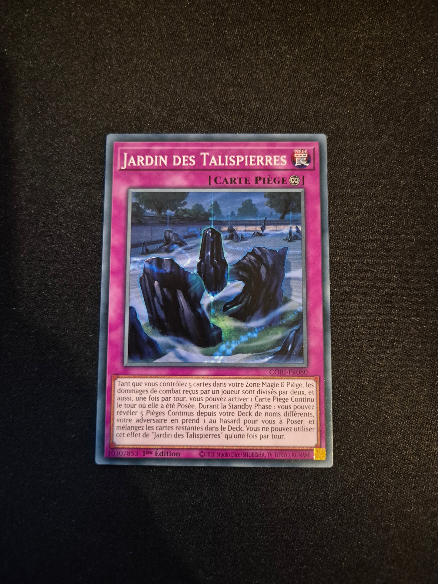 Carte Yu-Gi-Oh! Jardin des Talispierres CORI-FR080