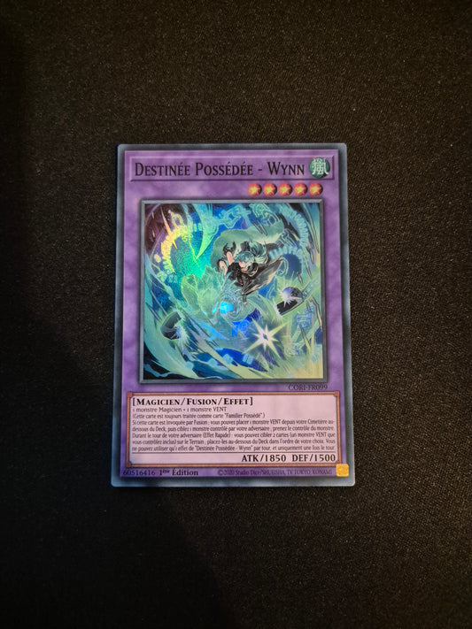 Carte Yu-Gi-Oh! Destinée Posssédée Wynn Super Rare CORI-FR099
