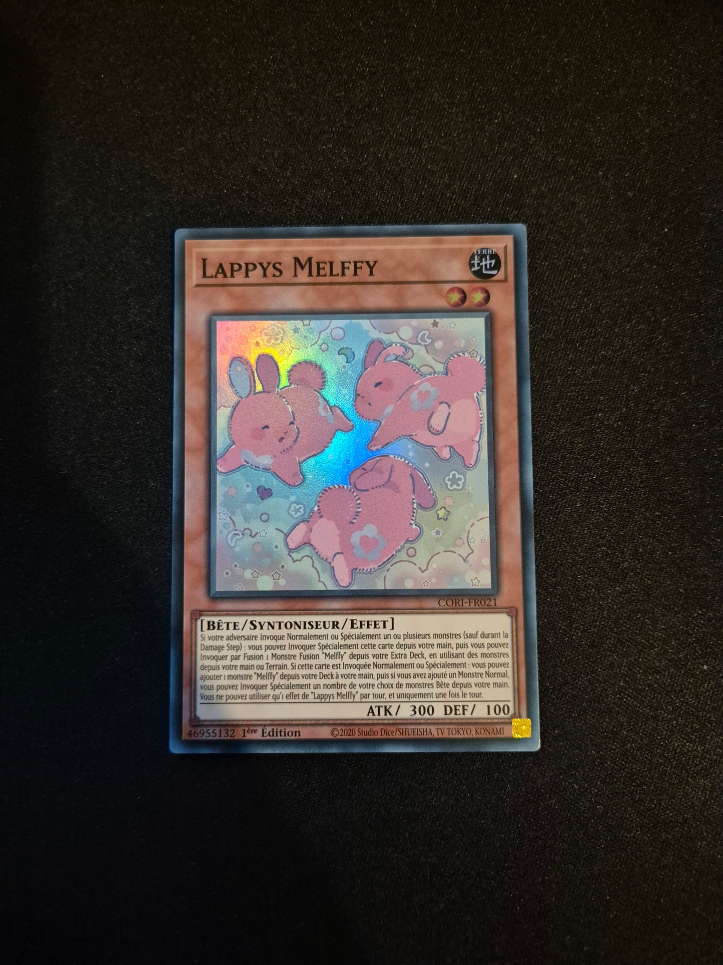 Carte Yu-Gi-Oh! Lappy's Melffy Super Rare CORI-FR021