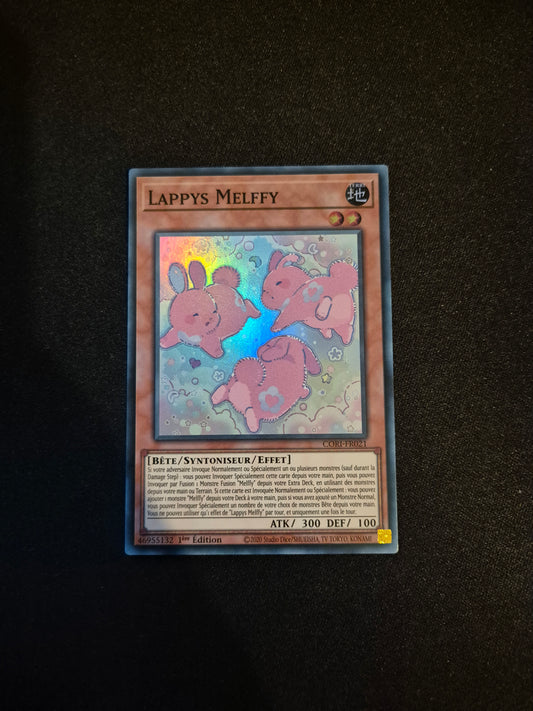 Carte Yu-Gi-Oh! Lappy's Melffy Super Rare CORI-FR021