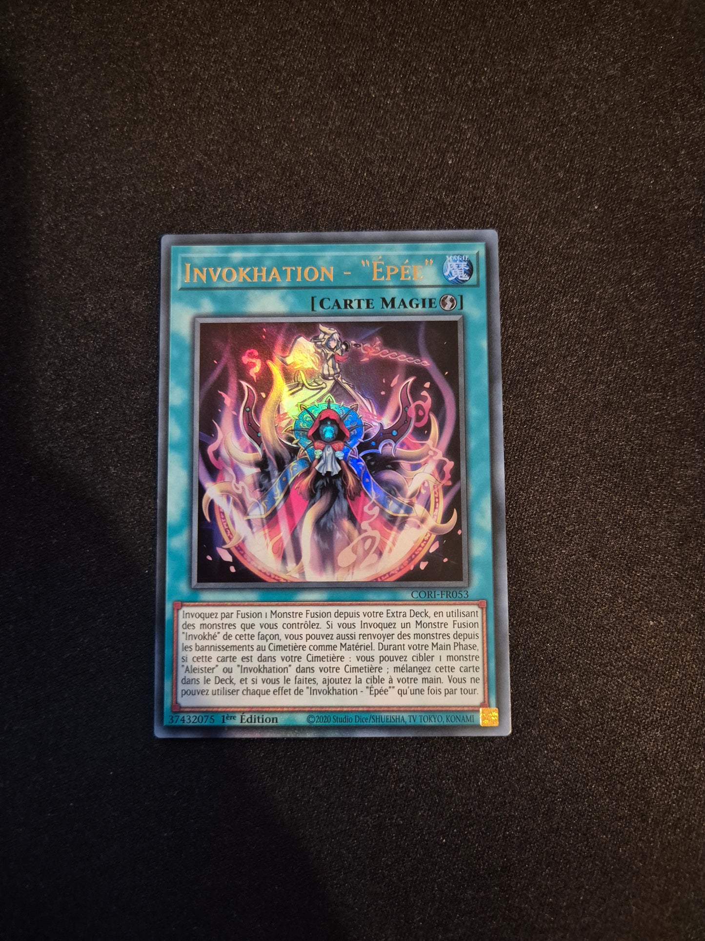 Carte Yu-Gi-Oh! Invokhation Epée Ultra Rare CORI-FR053