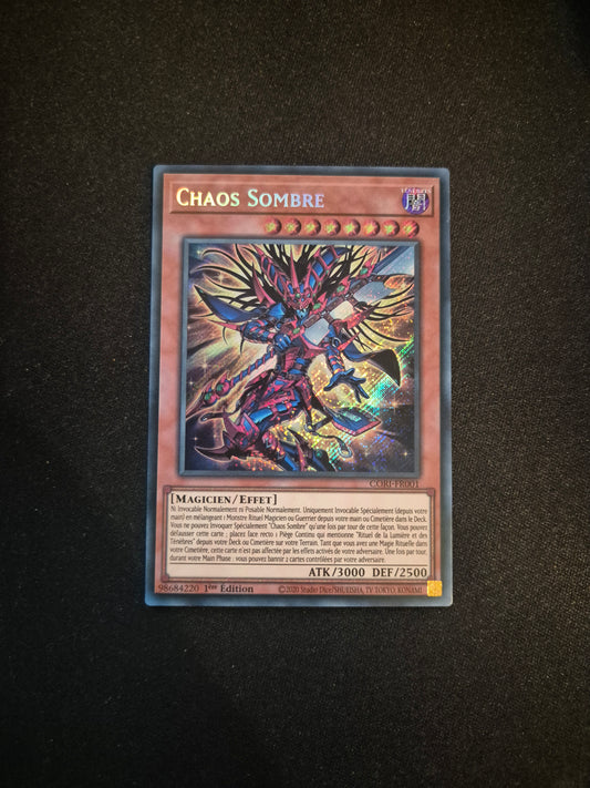 Carte Yu-Gi-Oh! Chaos Sombre Secret Rare CORI-FR001