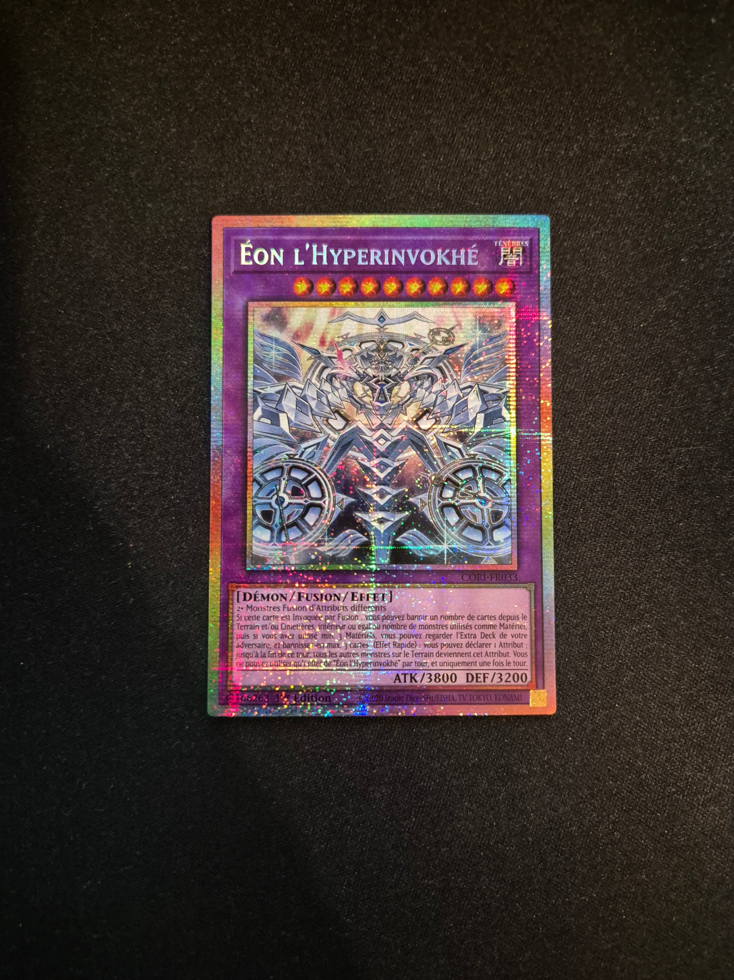 Carte Yu-Gi-Oh! Eon l'Hyperinvokhé Starlight Rare CORI-FR033