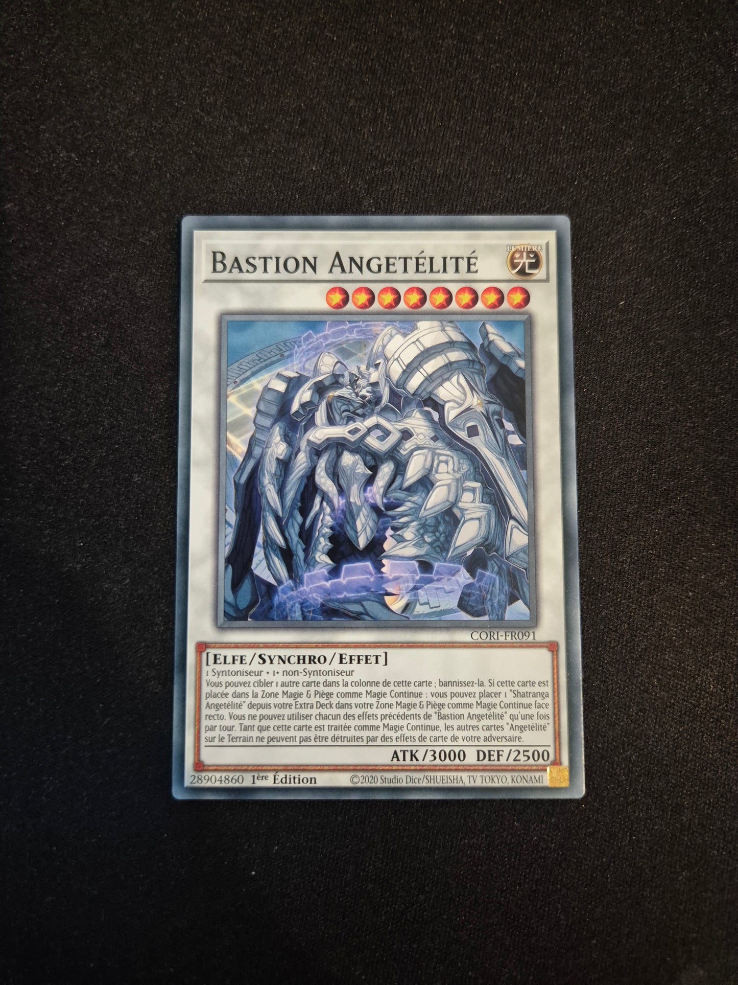 Carte Yu-Gi-Oh! Bastion Angetélité CORI-FR091