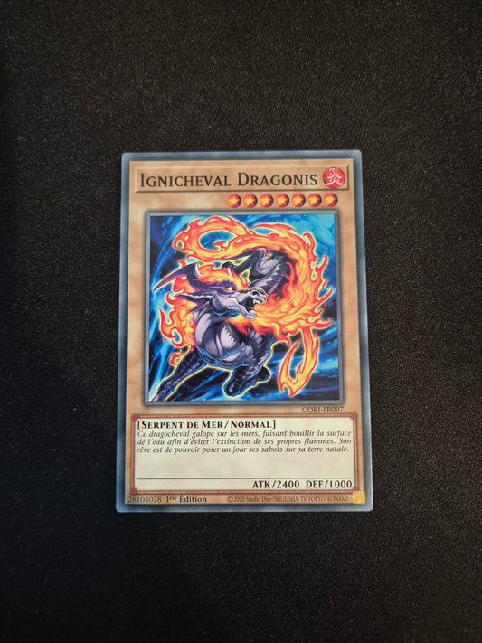 Carte Yu-Gi-Oh! Ignicheval Dragonis CORI-FR097