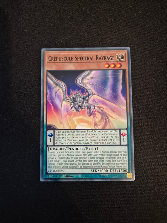Carte Yu-Gi-Oh! Crépuscule Spectral Rayrage CORI-FR025
