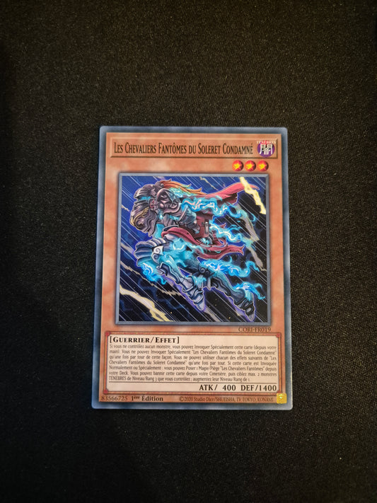 Carte Yu-Gi-Oh! Les Chevaliers Fantômes du Soleret Condamné CORI-FR019