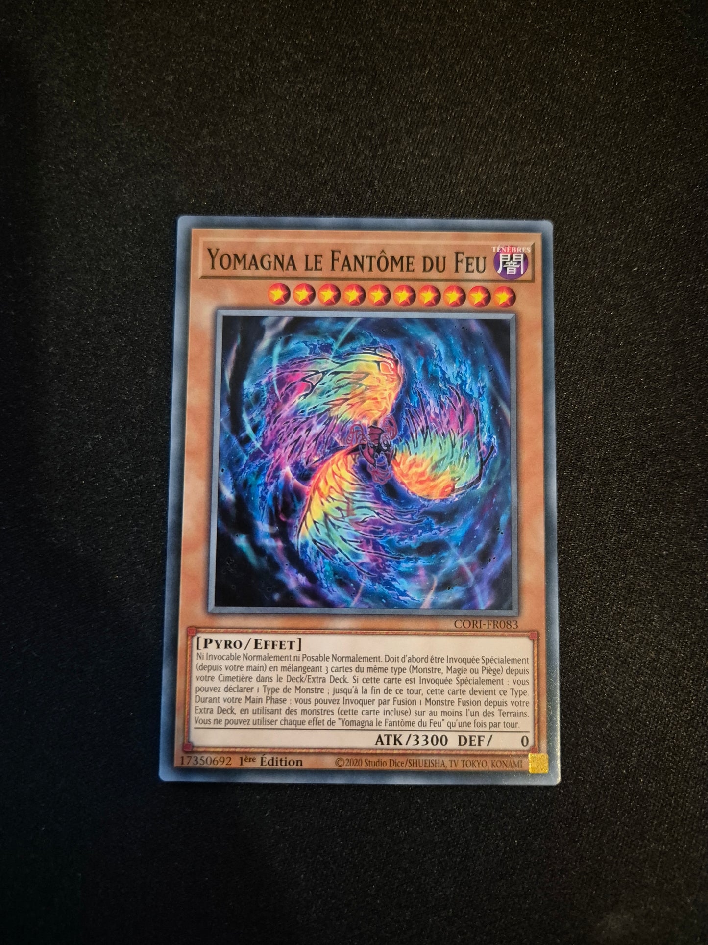 Carte Yu-Gi-Oh! Yomagna le Fantôme du Feu CORI-FR083