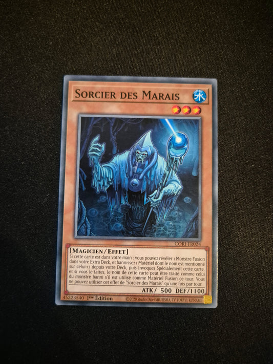 Carte Yu-Gi-Oh! Sorcier des Marais CORI-FR024