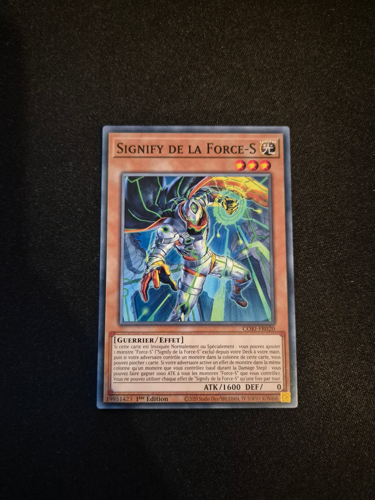 Carte Yu-Gi-Oh! Signify de la Force-S CORI-FR020