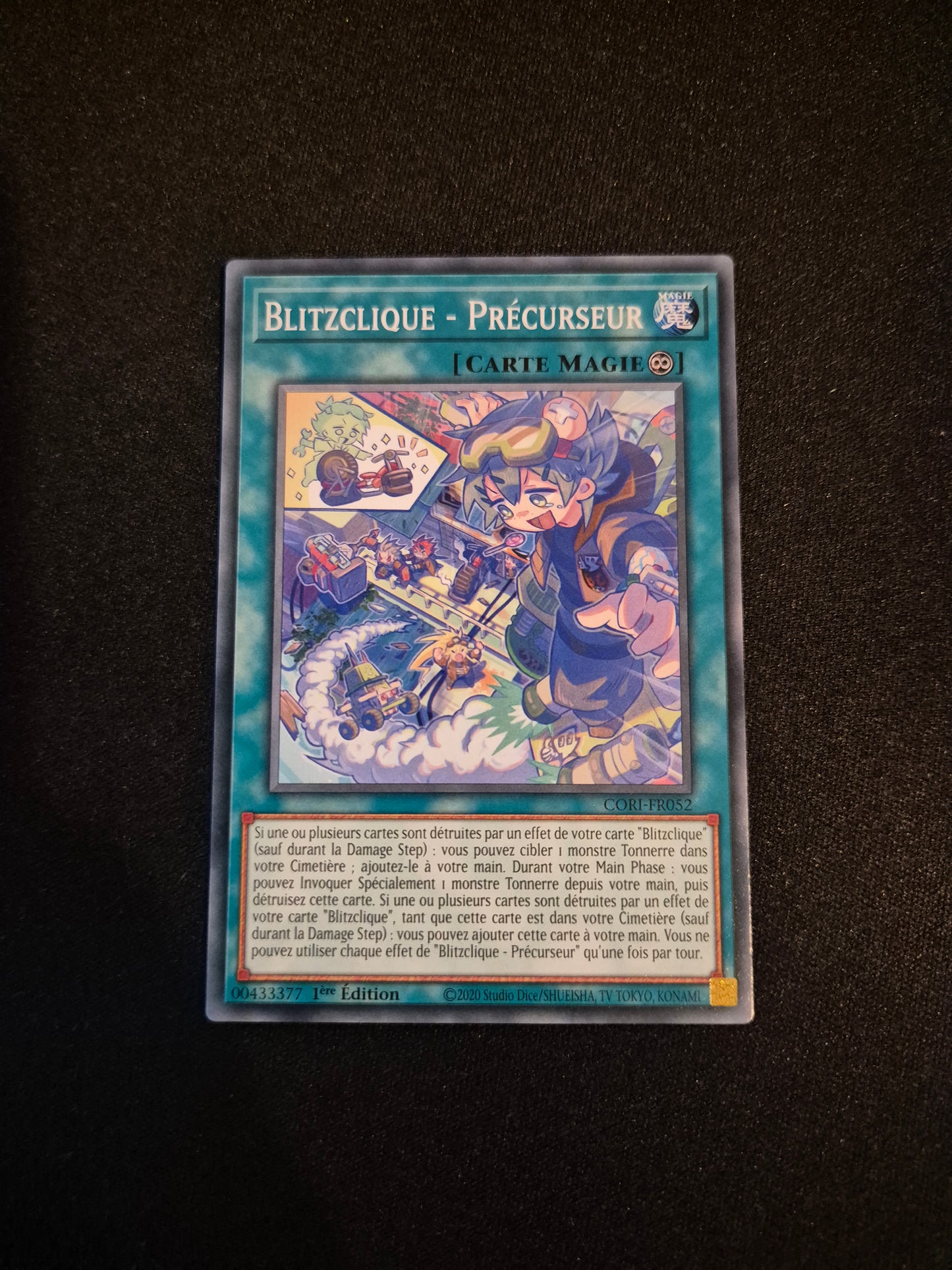 Carte Yu-Gi-Oh! Blitzclique Précurseur CORI-FR052