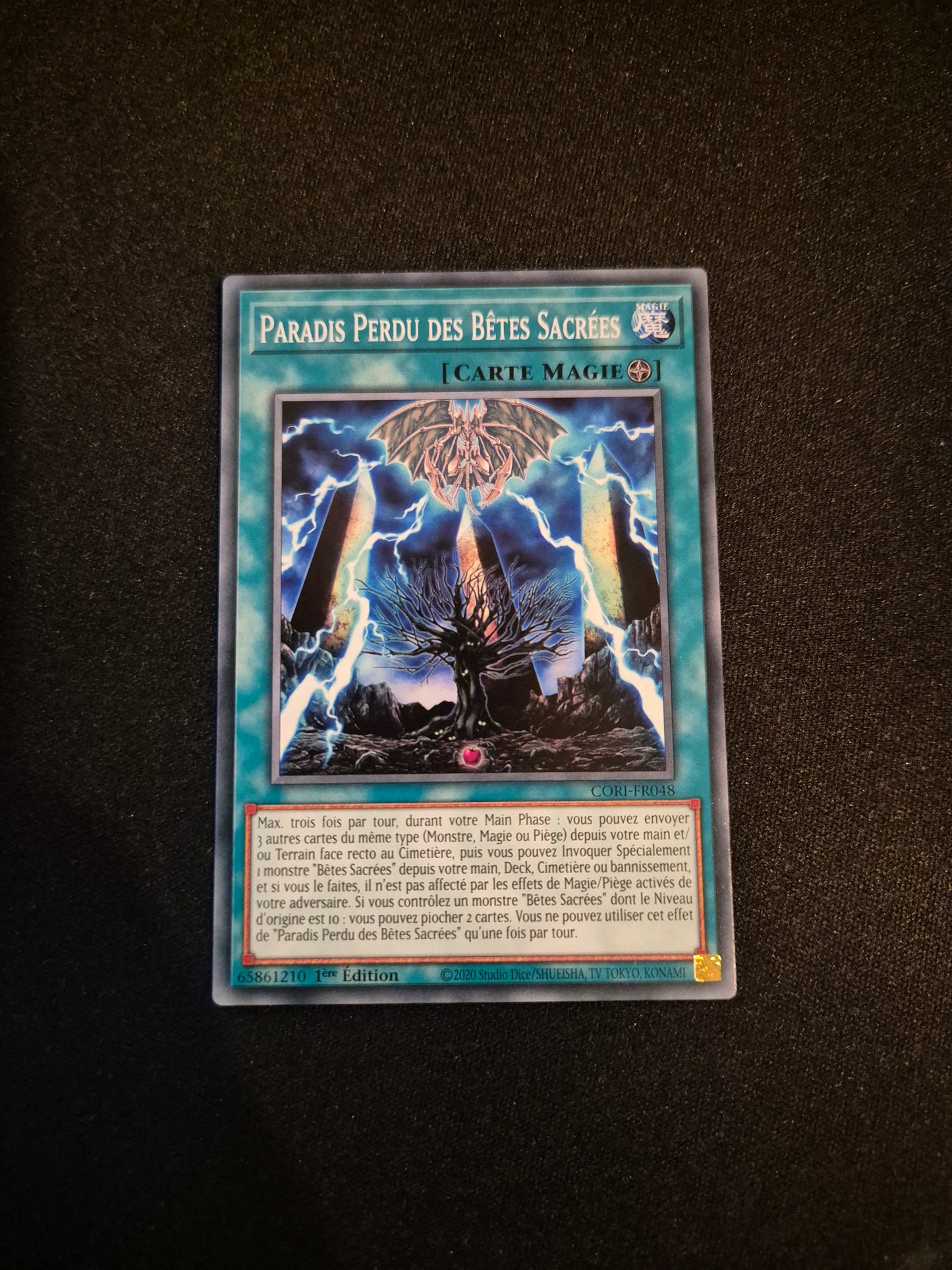 Carte Yu-Gi-Oh! Paradis Perdu des Bêtes Sacrées CORI-FR048