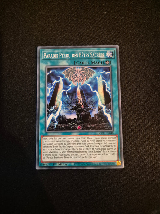Carte Yu-Gi-Oh! Paradis Perdu des Bêtes Sacrées CORI-FR048