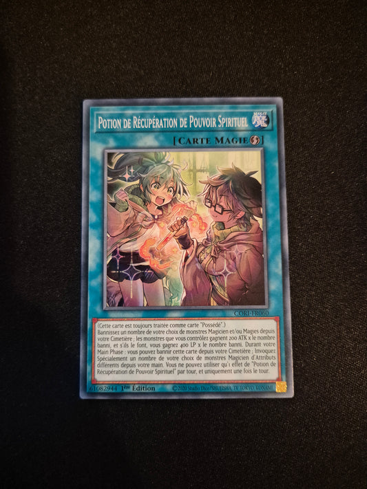 Carte Yu-Gi-Oh! Potion de Récupération de Pouvoir Spirituel CORI-FR060