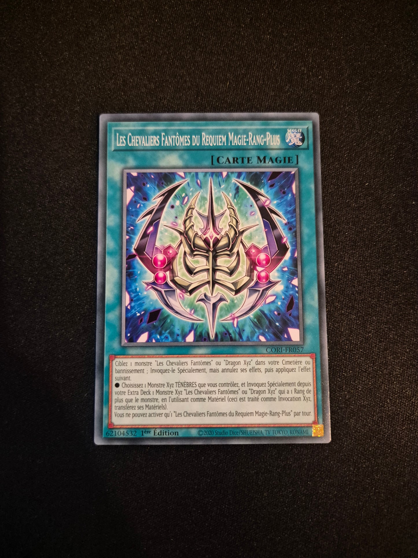 Carte Yu-Gi-Oh! Les Chevaliers Fantômes du Requiem Magie-Rang-Plus CORI-FR057