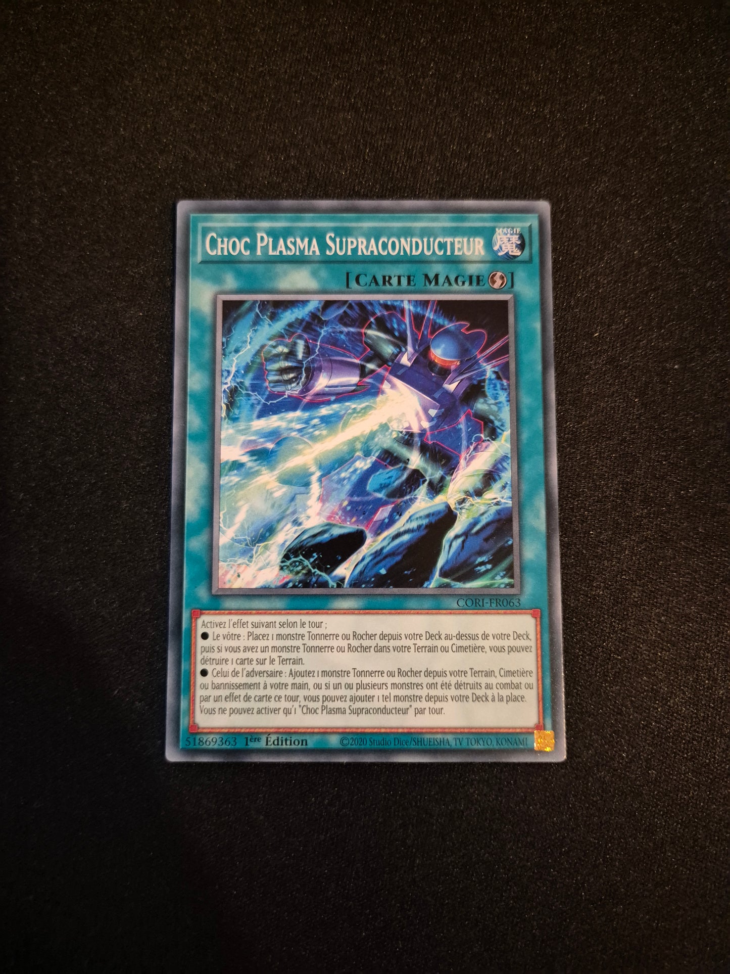 Carte Yu-Gi-Oh! Choc Plasma Supraconducteur CORI-FR063