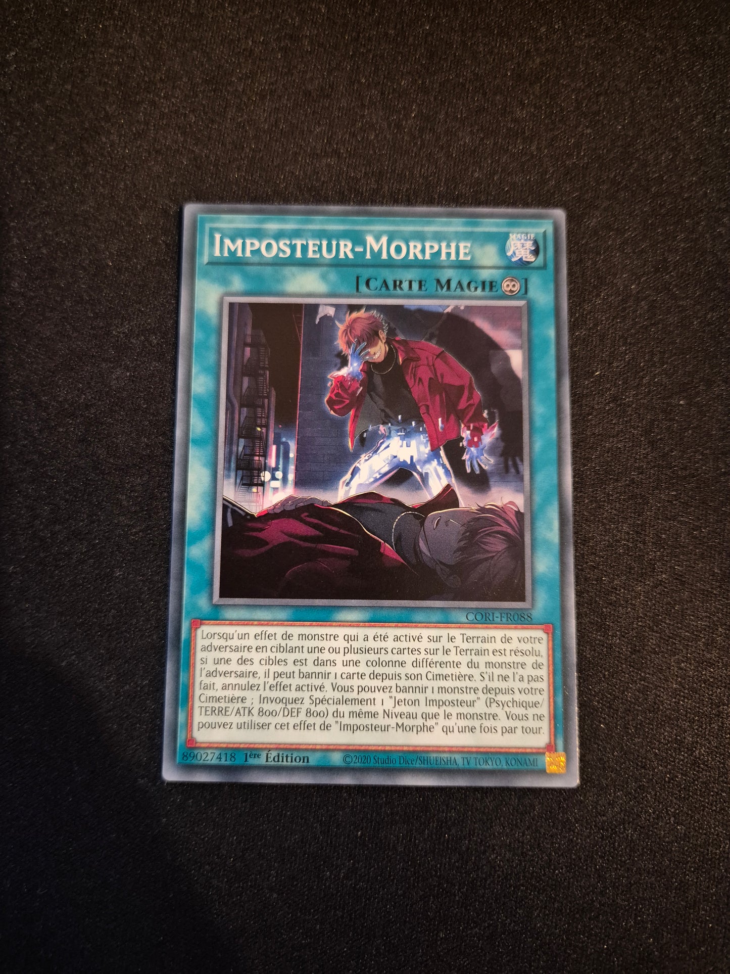 Carte Yu-Gi-Oh! Imposteur-Morphe CORI-FR088