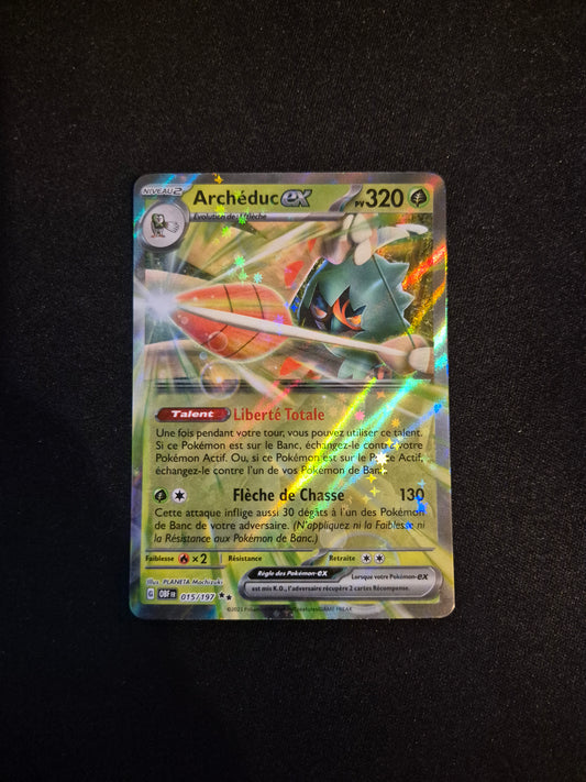 Carte Pokémon Archéduc EX 015/197 EV03 Flammes Obsidiennes