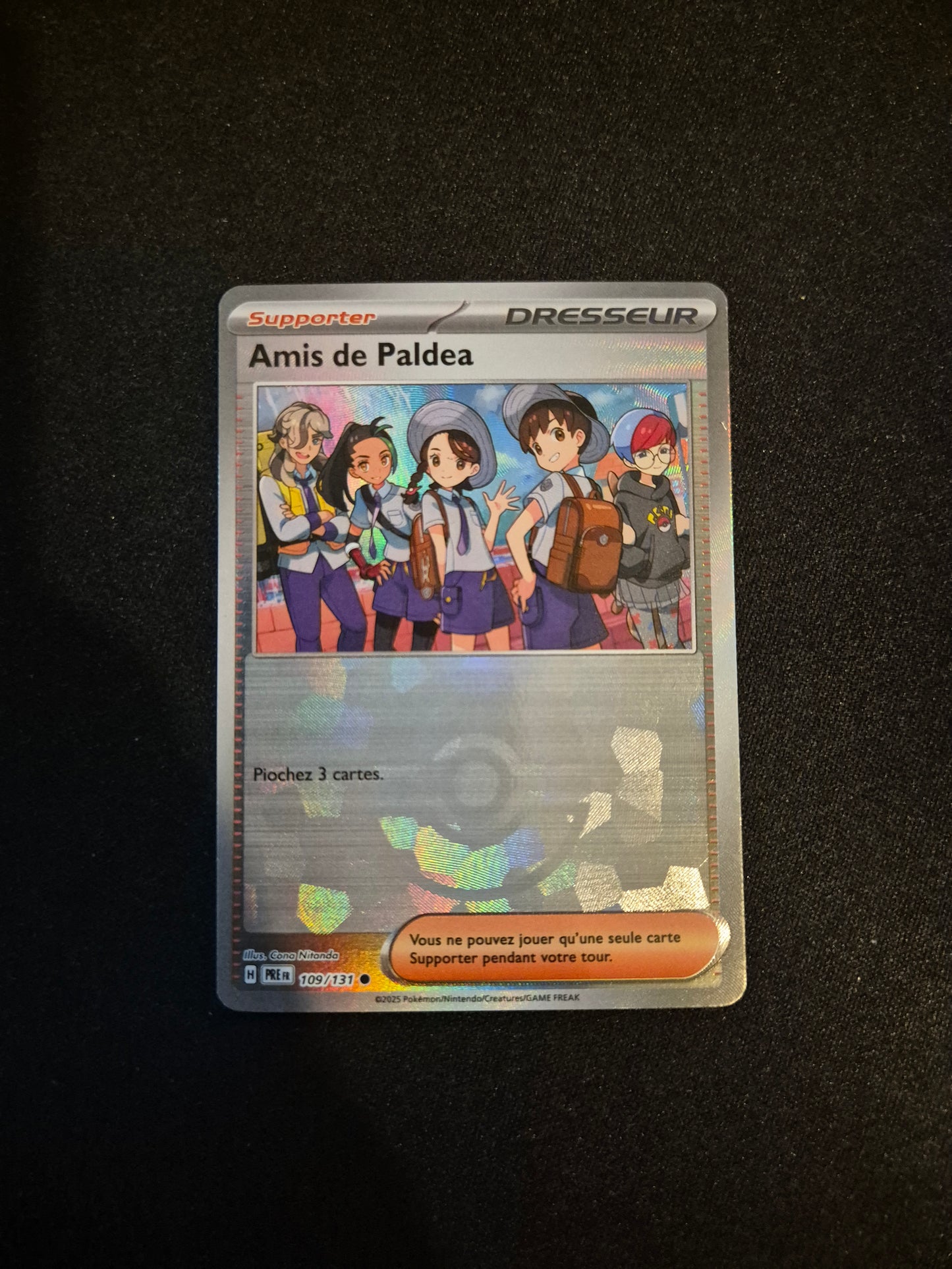 Carte Pokémon Amis de Paldea Pokéball 109/131 EB 8.5 Évolutions Prismatiques