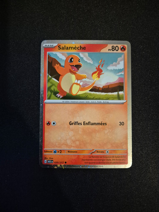 Carte Pokémon Salamèche Promo 020/217 ME2.5 Héros Transcendants