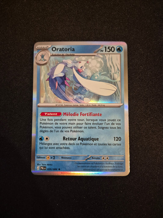 Carte Pokémon Oratoria Holo 020/084 ME05 Nuit Noire