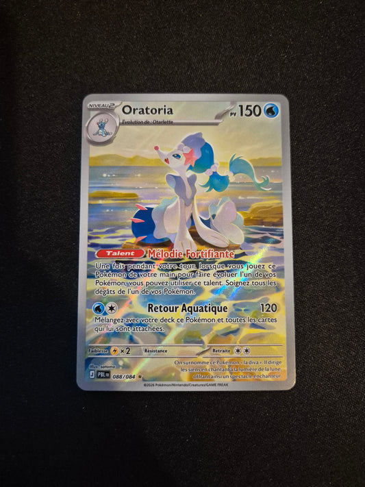 Carte Pokémon Oratoria Art Rare AR 088/084 ME05 Nuit Noire