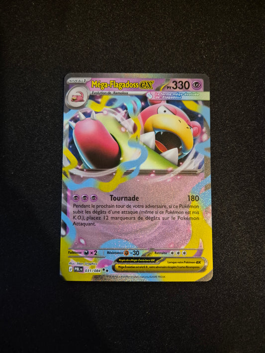 Carte Pokémon Méga-Flagadoss EX 031/084 ME05 Nuit Noire