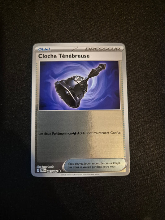 Carte Pokémon Cloche Ténébreuse Reverse 075/084 ME05 Nuit Noire