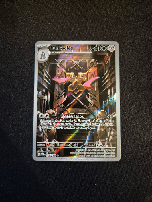 Carte Pokémon Dimoclès Art Rare AR 098/088 ME03 Equilibre Parfait