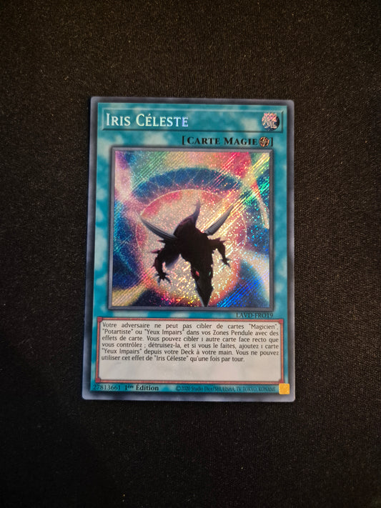 Carte Yu-Gi-Oh! Iris Céleste Secret Rare LAVD-FRO19